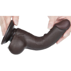 LoveToy SlidingSkin Gode avec Bourses Sliding Skin 13 x 3.8cm Noir